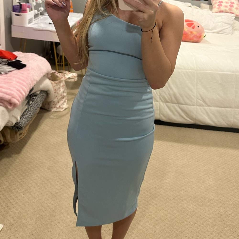 Blue long dress! size small!
